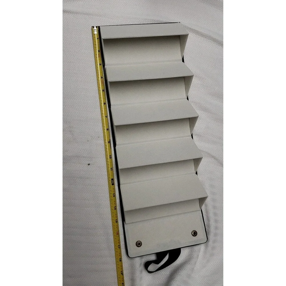 Eyewear Storage‎ Travel Case Black with white sections